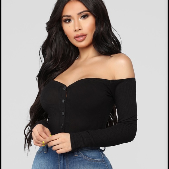 fashion nova black bodysuit